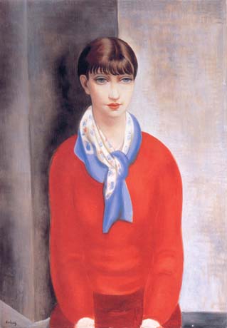 Art Impression　展覧会 企画 モイーズ キスリング 赤いセーターと青いスカーフの娘 エコール・ド・パリ 1920展
