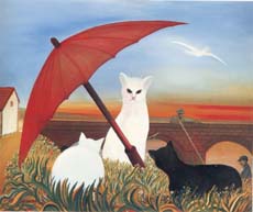 Art Impression　展覧会 企画 フェルディナン デスノス 赤い日傘の下の猫たち プティ・バレ 美術館 エコール・ド・パリ 1920展