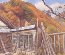 Art Impression Exhibition Produce Hakuyo Kurata Japanese Painter A village hut in Autumn The Museum of Modern Art Saitama