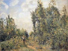 Art Impression Exhibition Produce Camille Pissarro The Edge of the Woods Old collection of Gustave Callebotte