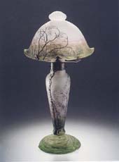 Art Impression Exhibition Produce Frères Daum Freres Table lamp with trees in the rain State Hermitage Museum