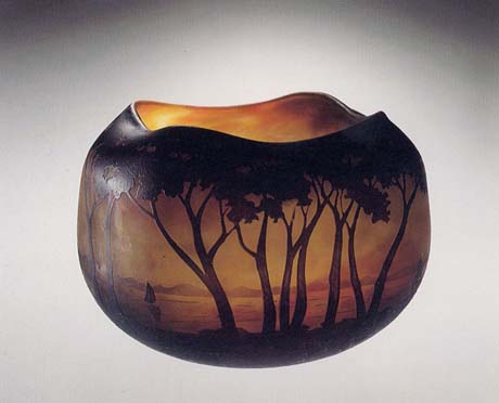 Art Impression Exhibition Produce Frères Daum Freres Vase with lake landscape the State Hermitage Museum