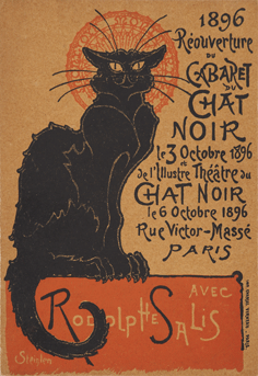 Art Impression  シャ・ノワール　黒猫　テオフィル　アレクサンドル　スタンラン　モンマルトル　キャバレー　フランス　世紀末