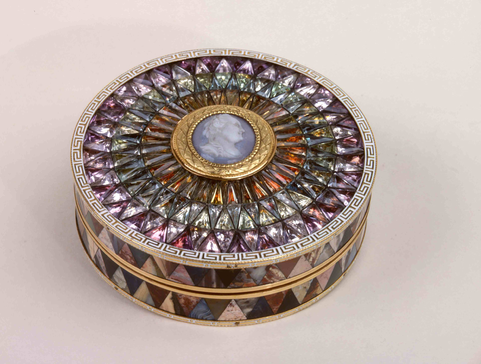 Art Impression Exhibition Snuffbox with Precious and Semiprecious Stones David Rudolph State Hermitage Museum